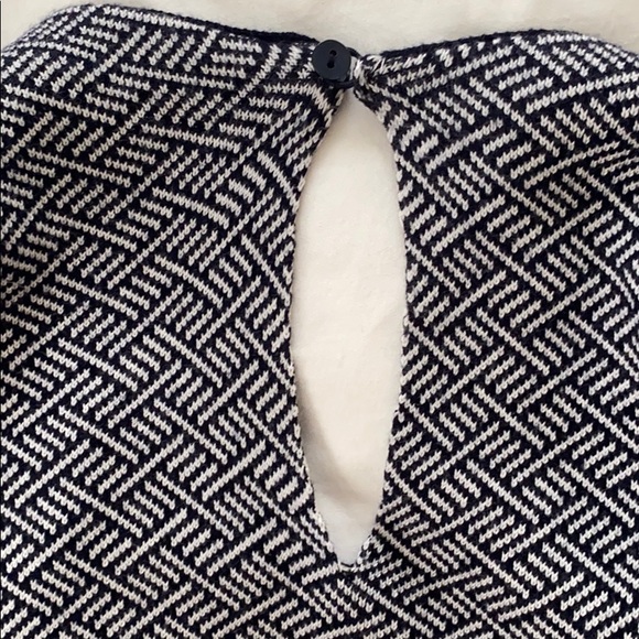 Zara Knit 3/4 Sleeve Pattern Mini-Dress | Size M - Picture 5 of 5